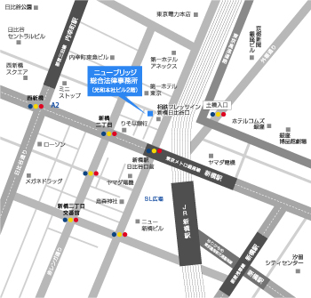 ニューブリッジ総合法律事務所　ご案内図